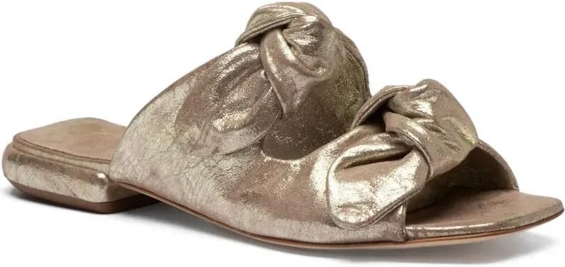 Officine Creative Suki geknoopte leren sandalen Goud - Foto 4