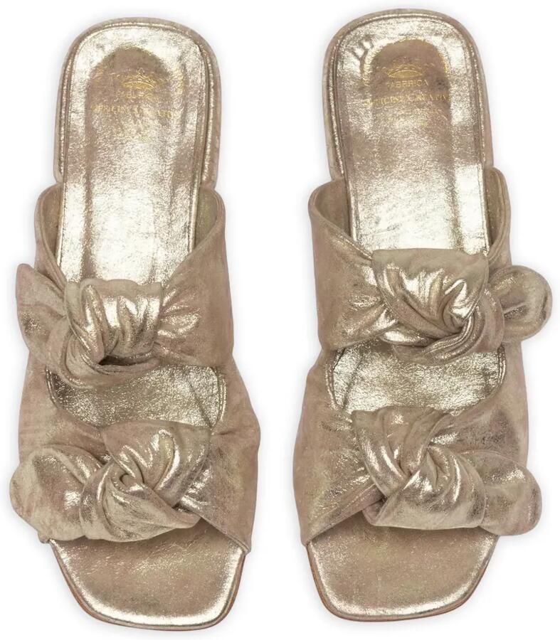 Officine Creative Suki geknoopte leren sandalen Goud - Foto 2
