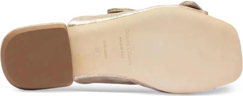 Officine Creative Suki geknoopte leren sandalen Goud - Foto 5
