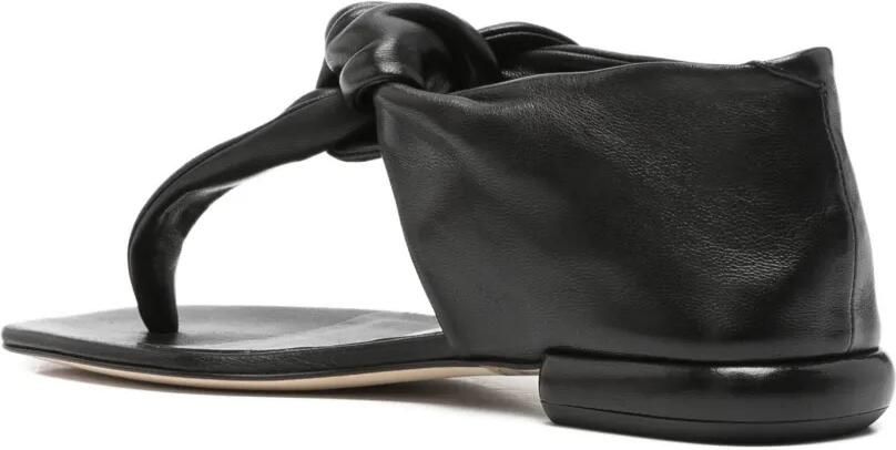 Officine Creative Suki sandalen met geknoopt detail Zwart - Foto 2