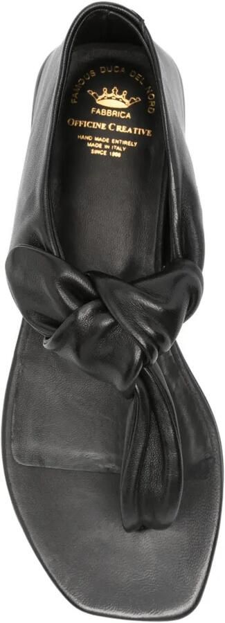 Officine Creative Suki sandalen met geknoopt detail Zwart - Foto 3