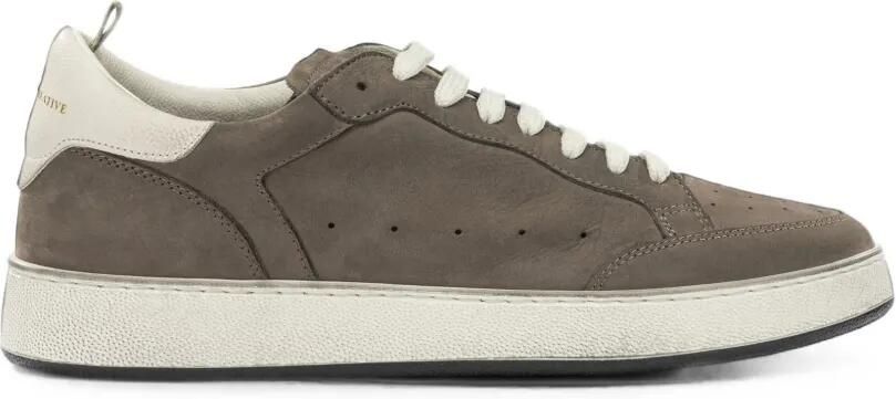 Officine Creative The Answer 002 sneakers met geperforeerde details Bruin