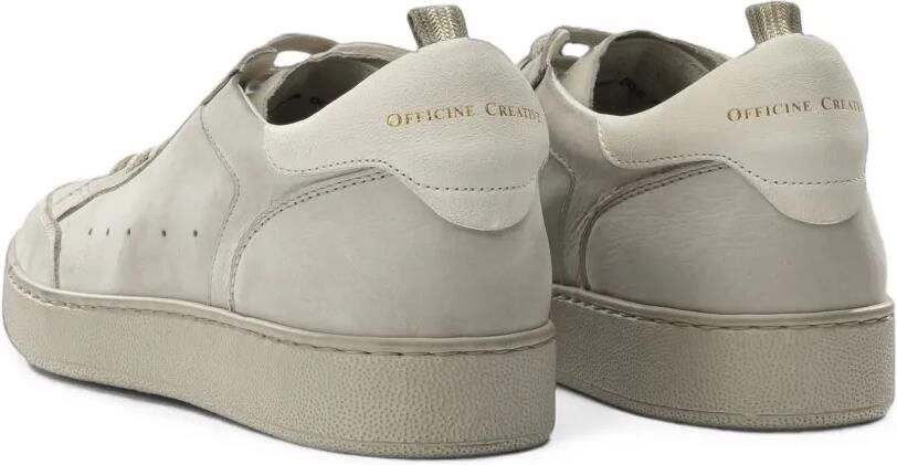 Officine Creative The Answer 005 leren sneakers met geperforeerde details Beige - Foto 4