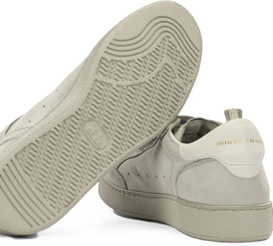 Officine Creative The Answer 005 leren sneakers met geperforeerde details Beige - Foto 2