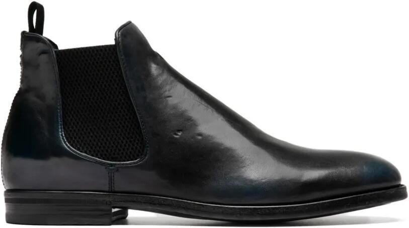 Officine Creative Vanderbilt leren laarzen Blauw
