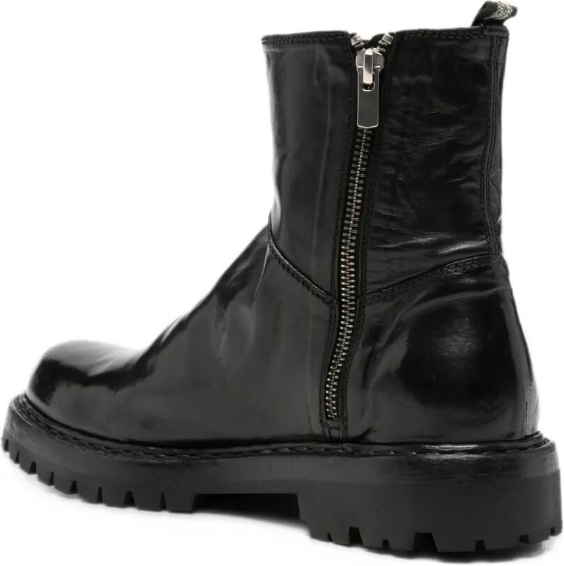 Officine Creative zip-up lug-sole boots Zwart - Foto 2