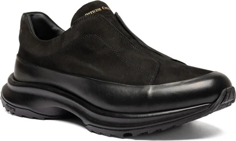Officine Creative Zodiac 001 slip-on suède sneakers Zwart - Foto 4