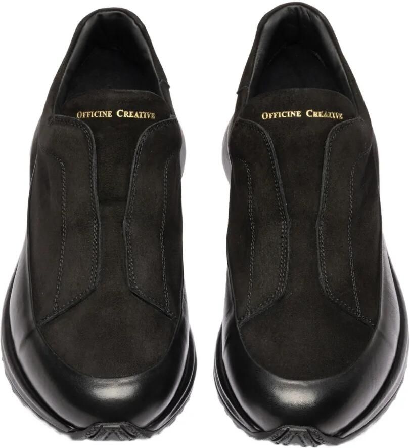 Officine Creative Zodiac 001 slip-on suède sneakers Zwart - Foto 2
