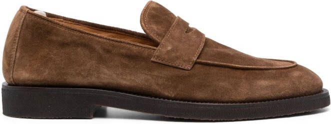 Officine Creative Opera 001 suède loafers Bruin