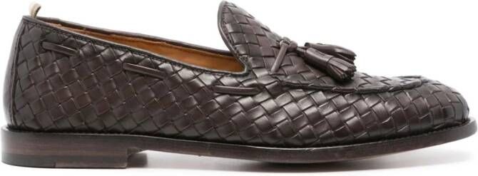 Officine Creative Opera 004 leather loafers Bruin