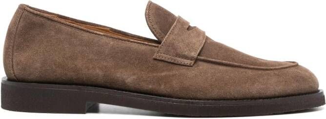 Officine Creative Opera Flexi 101 suède loafers Bruin