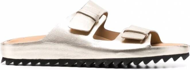 Officine Creative Pelagie sandalen met metallic effect Goud