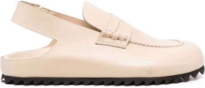 Officine Creative Pelagie slingback loafers Beige