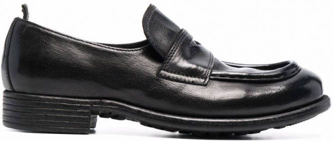 Officine Creative Penny slip-on loafers Zwart