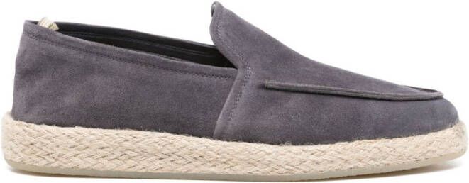 Officine Creative Espadrilles met raffia zool Grijs