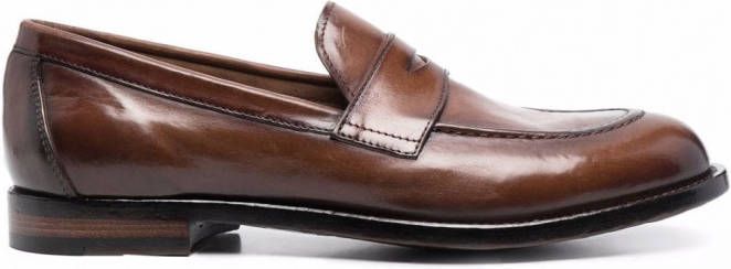 Officine Creative Leren loafers Bruin