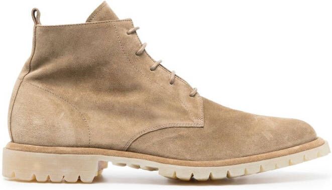 Officine Creative Spectacular suède laarzen Beige