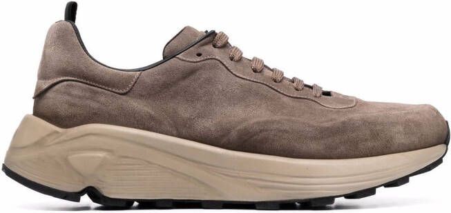 Officine Creative Suède sneakers Beige