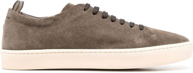 Officine Creative Suède sneakers Bruin