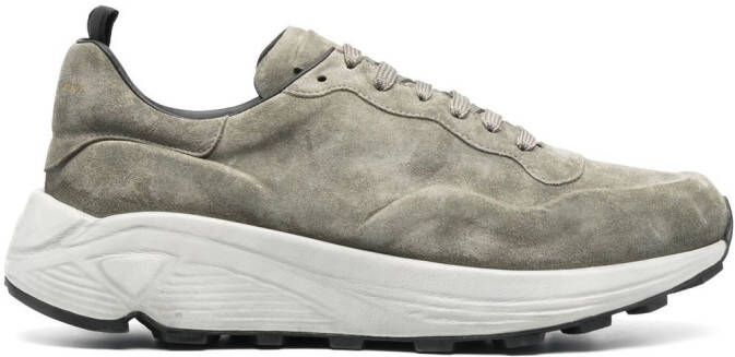 Officine Creative Suède sneakers Groen