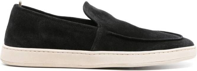 Officine Creative Suède sneakers Zwart