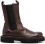 Officine Creative Wisal 006 leren laarzen Bruin - Thumbnail 1