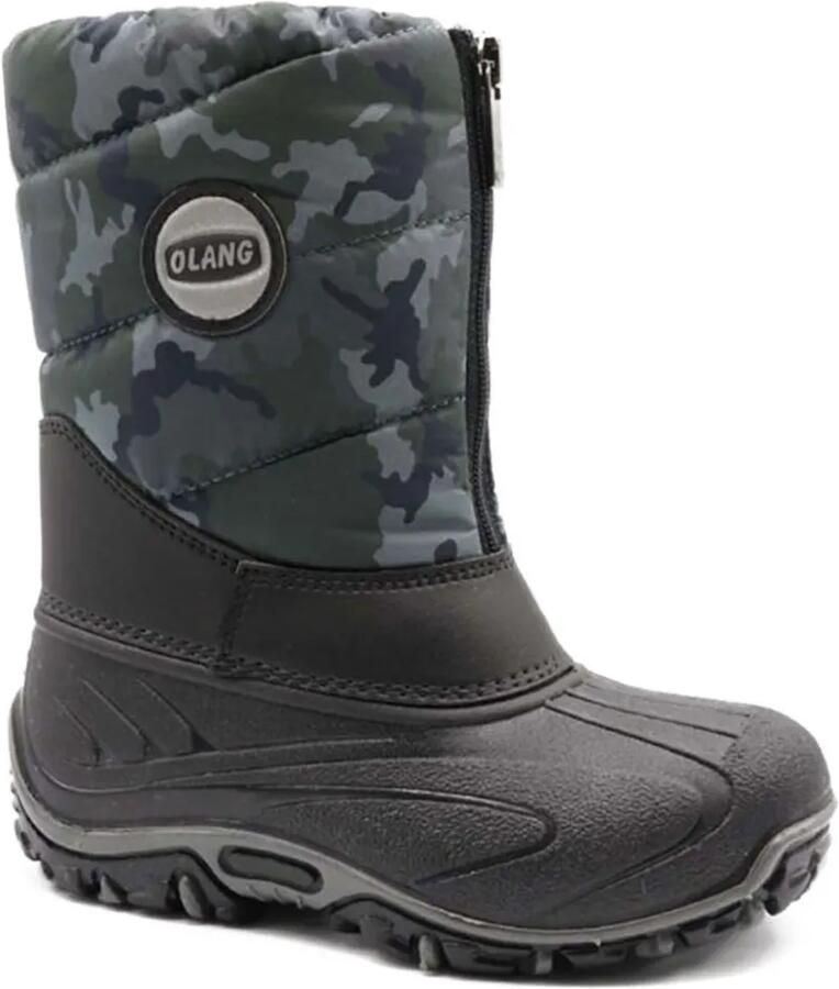 OLANG BMX snowboots met camouflageprint en rits Zwart