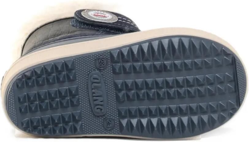 OLANG Elfo shearling-effect touch-strap boots Blauw - Foto 3