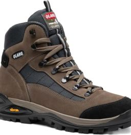 OLANG Tarvisio Tex Safari sneakers met vlakken Bruin