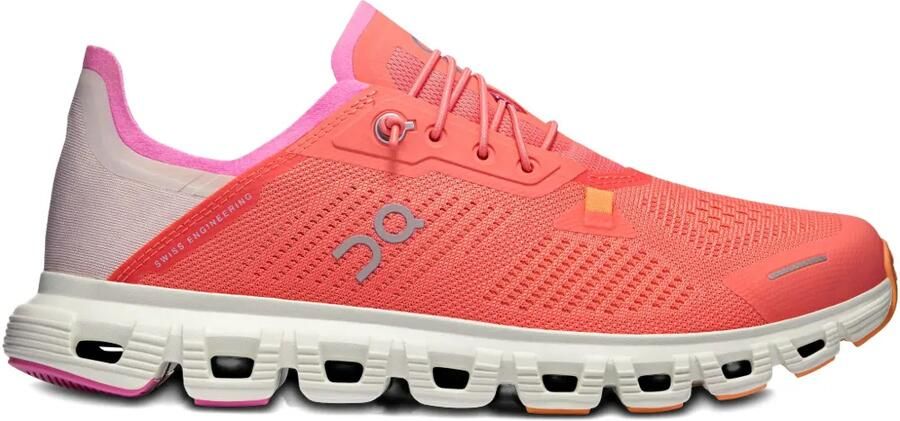 On Cloud 6 Coast hardloopsneakers met mesh Roze