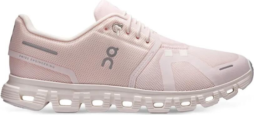 On Cloud 6 mesh sneakers Roze
