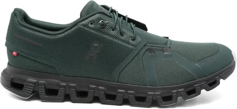 On Cloud 6 sneakers met logodetail Groen