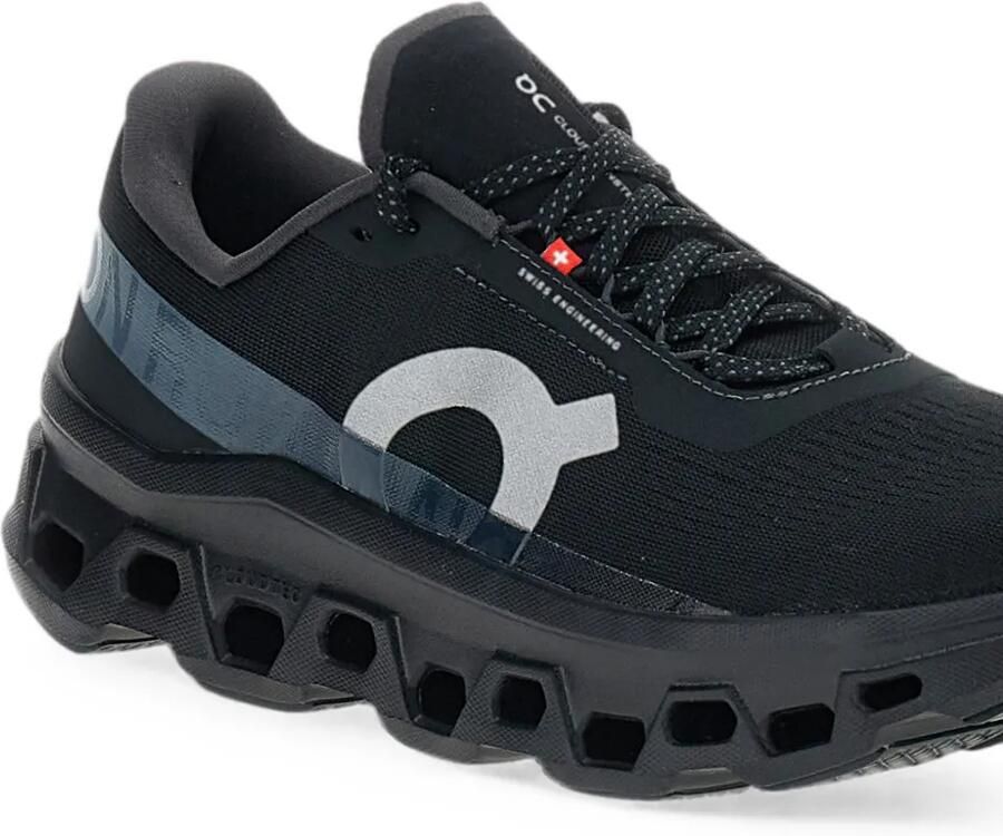 On Cloudm ster 1 mesh sneakers Zwart - Foto 2