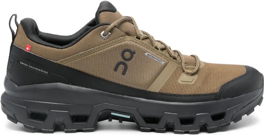 On Cloudrock Low waterdichte sneakers Groen