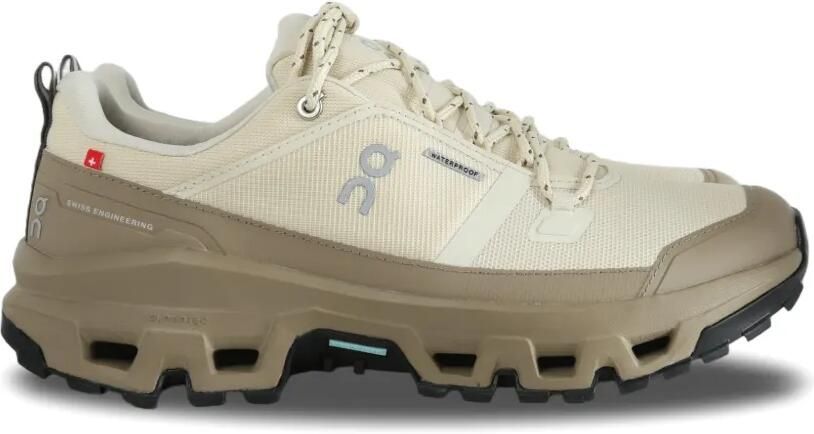 On Cloudrock Low waterproof sneakers Beige