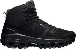 On Cloudrock Mid WP "Black" sneakers Zwart