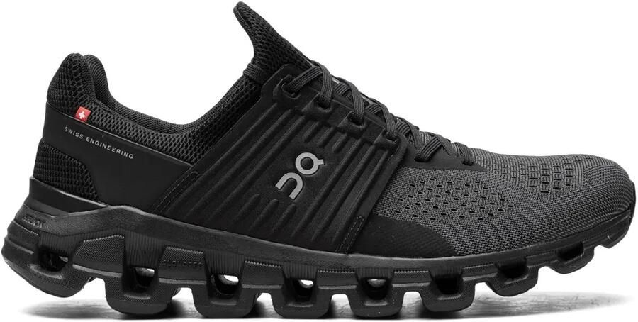 On Cloudswift running sneakers Zwart