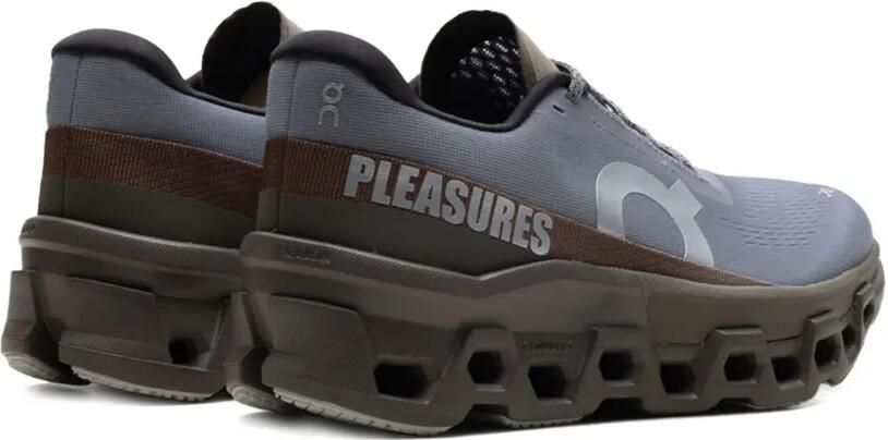 On x Pleasures x The Loop Cloudm ster 2 "Mist Olive" sneakers Grijs - Foto 4