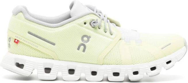 On Running Cloud 5 low-top sneakers Geel