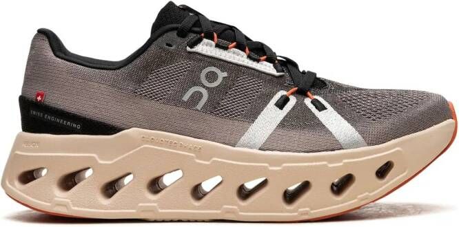 On Running Cloudeclipse "Fade Sand" mesh sneakers Grijs