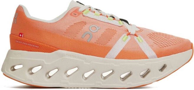 On Running Cloudeclipse sneakers met logoprint Oranje