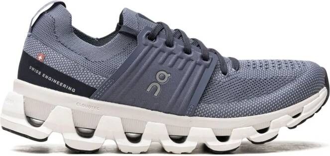 On Running Cloudswift 3 "Metal White" sneakers Blauw