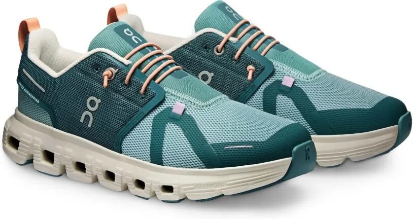 On running kids Cloud Sky 2 mesh sneakers Blauw