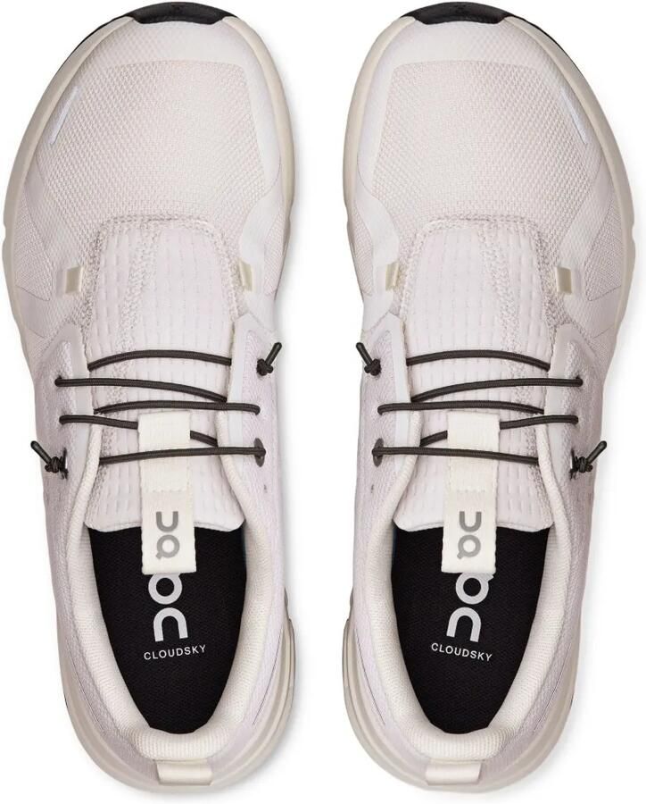 On running kids Cloud Sky hardloopschoenen met mesh vlak Wit - Foto 3