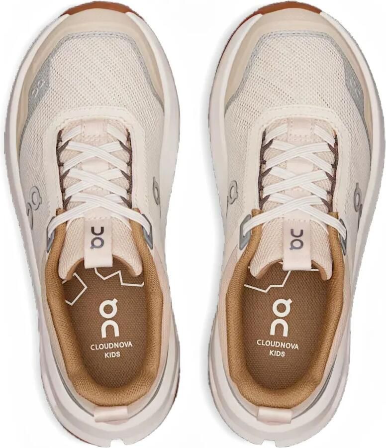 On running kids Cloudnova mesh sneakers met vlakken Beige - Foto 3