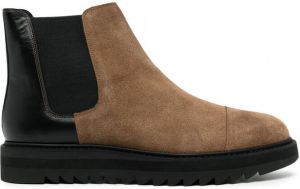 Onitsuka Tiger Enkellaarzen met geribbelde zool Bruin