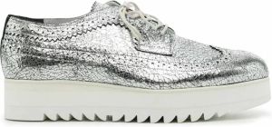Onitsuka Tiger Leren brogues Zilver