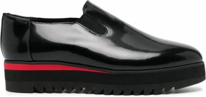 Onitsuka Tiger Loafers met plateauzool Zwart