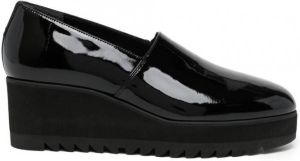 Onitsuka Tiger Loafers met sleehak Zwart