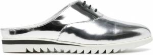 Onitsuka Tiger Metallic slippers Zilver
